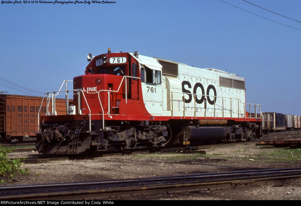 Soo Line SD40-2 761